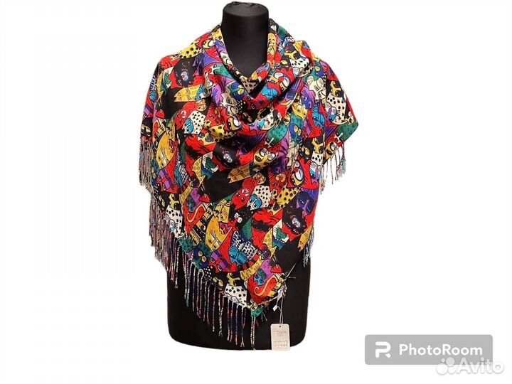 Платки палантины кашемир косынка повязка