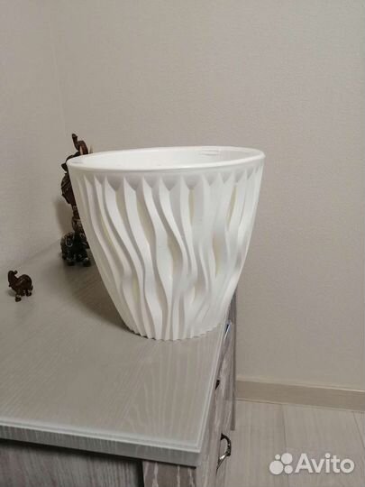 Горшок для цветов пластик