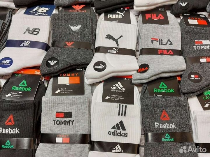 Носки Nike Adidas Puma Reebok