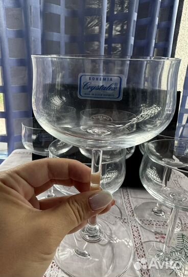 Бокалы для шампанского bohemia стекло