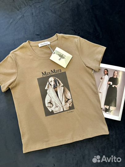 Футболка Max Mara с легавой