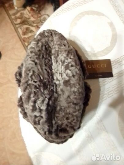 Мужская зимняя шапка с мехом