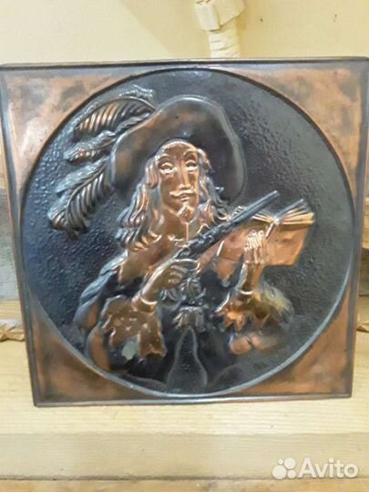 Картина чеканка СССР