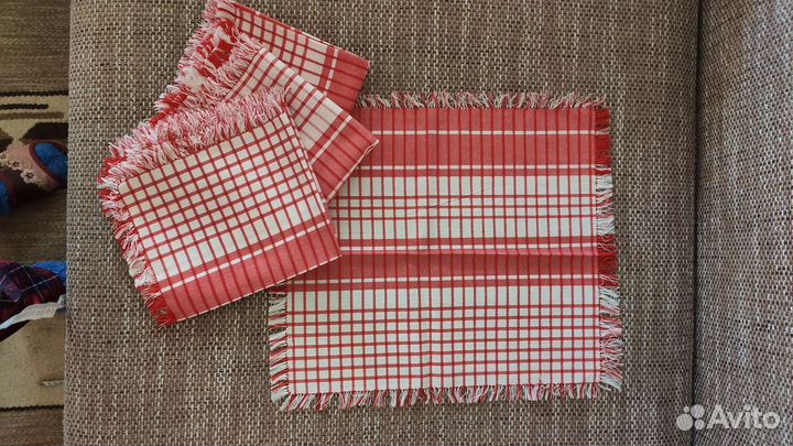 Скатерти СССР салфетками.новое