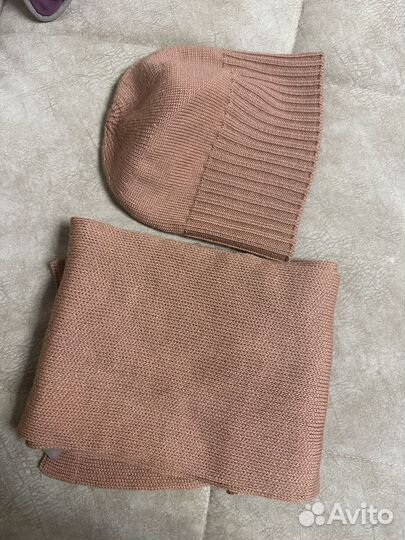 Женский шарф с шапкой