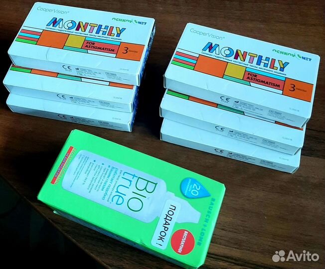 Контактные линзы Monthly For Astigmatism