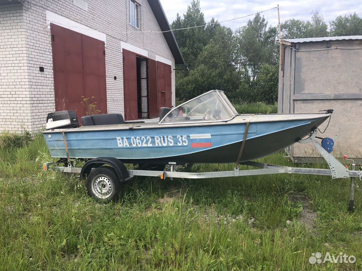 Лодка днепр, мотор, прицеп