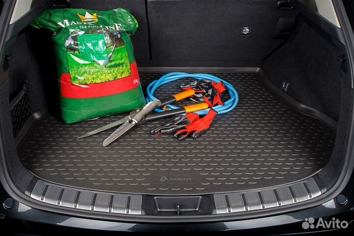 Коврик в багажник ssang yong Actyon 2006, внед. (полиуретан) / Саньенг Актион