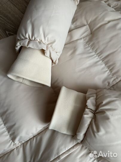 Пуховик зимний длинный женский