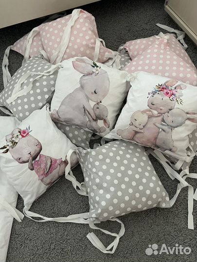 Комплект детского постельного белья с бортиками