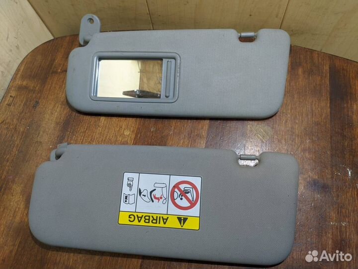 Козырьки солнцезащитные Hyundai Solaris 1 2016 (ящ