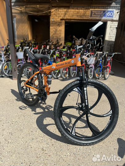 Велосипед mercedes benz на литых дисках 26