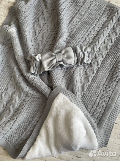 Плед конверт на выписку новые утепленные