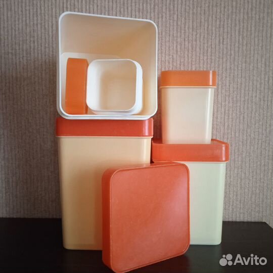 Контейнеры для хранения сыпучих продуктов. СССР