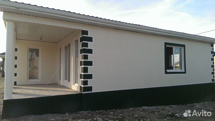 Тёплый и уютный дом 130м2 из керамзитобетона