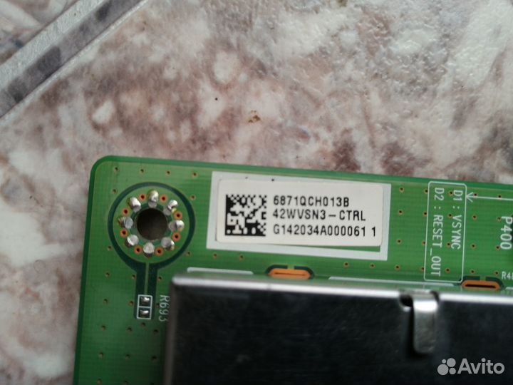 Плата ctrl 6871qch013b (6870qce004c)