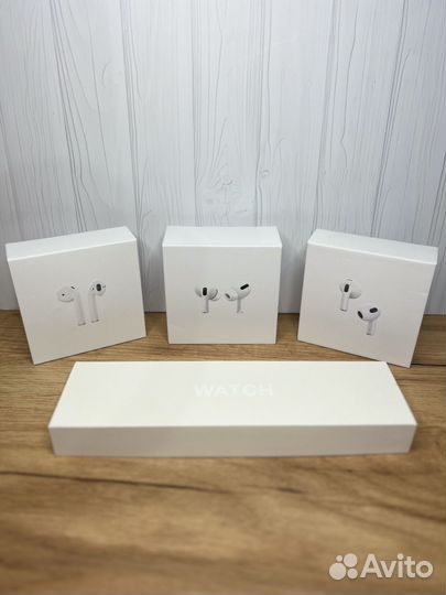 Наушники и часы