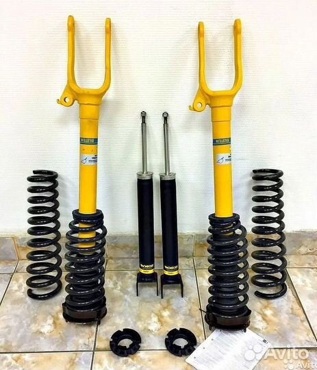 Комплект для перехода с пневмы на пружины