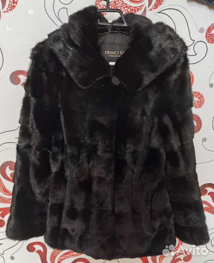 Шуба норковая с капюшоном 42 44 бу