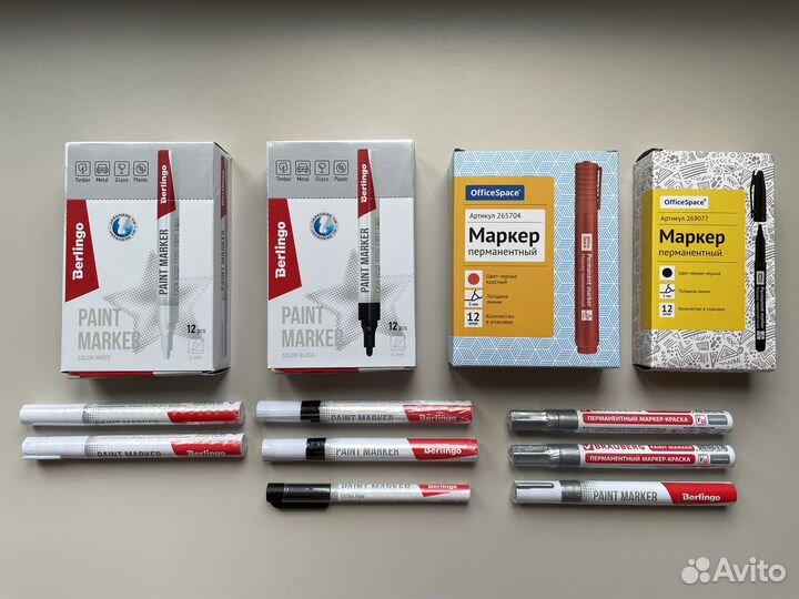 Маркер-краска, маркер перманентный