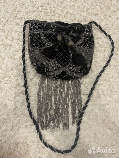 Сумка из бисера zara вышитая