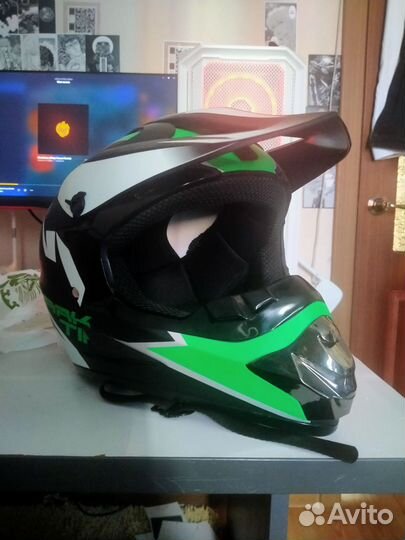 Шлем кроссовый бу