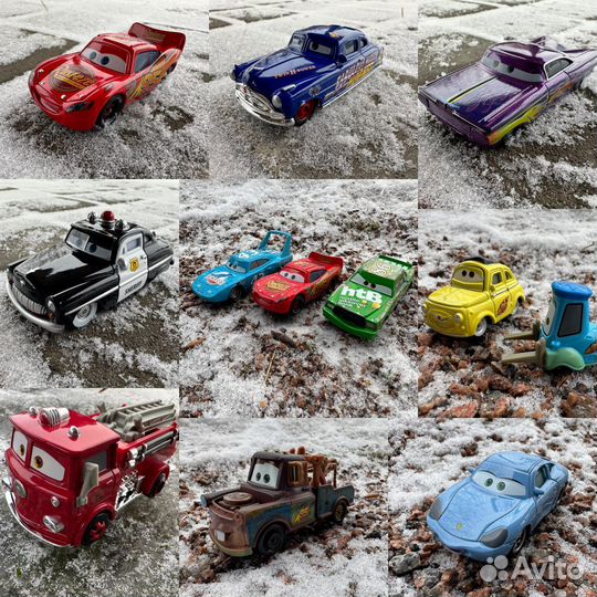 Машинки «тачки» 1, 2 и 3 часть литые металлические