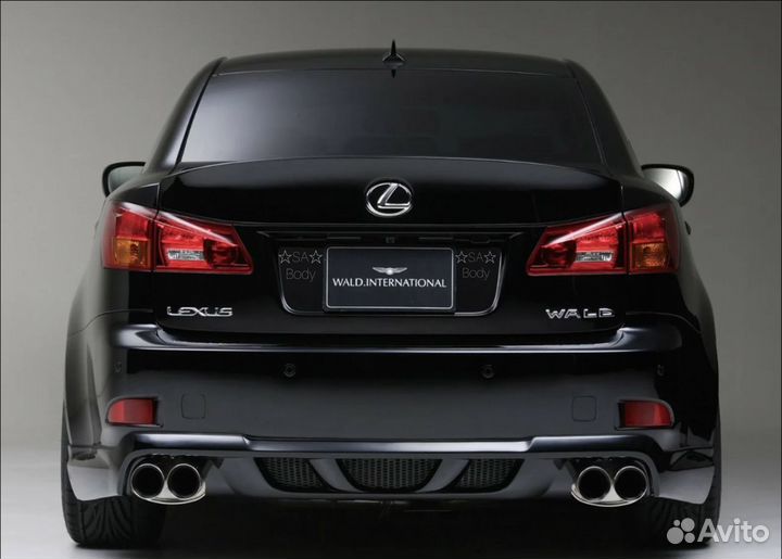 Спойлер lexus is 250 ABS пластик стиль wald