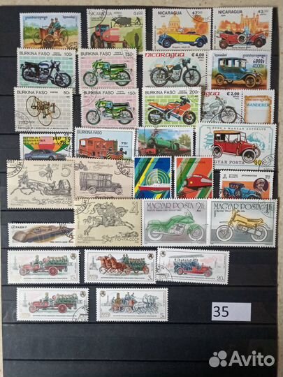 Наборы марок разной тематики 1