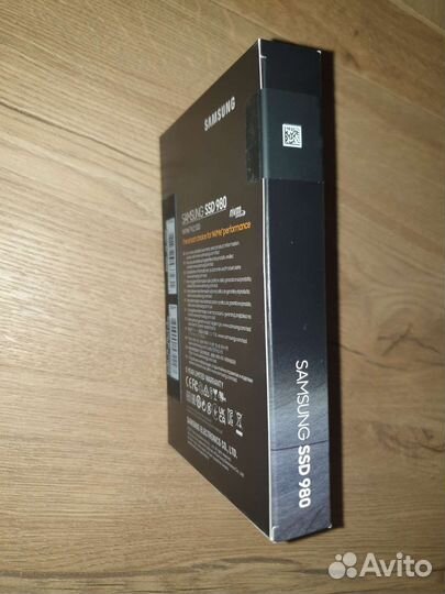 Новый SSD Samsung 980 500gb M.2, NVMe