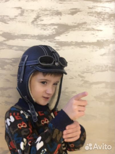 Шапка-шлем «Авиатор»