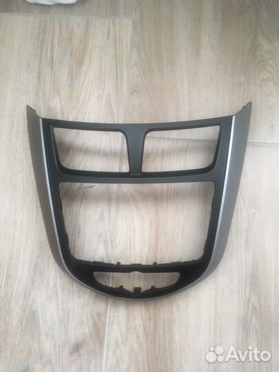 Рамка магнитолы хендай Солярис