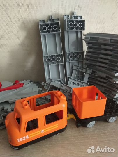 Lego дупло железная дорога