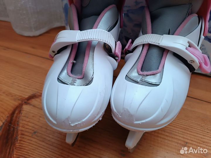 Коньки ролики 2 в 1 раздвижные
