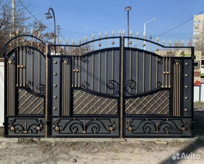 Ворота кованые