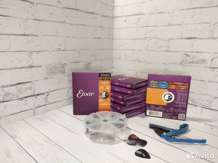 Струны elixir для акустической гитары