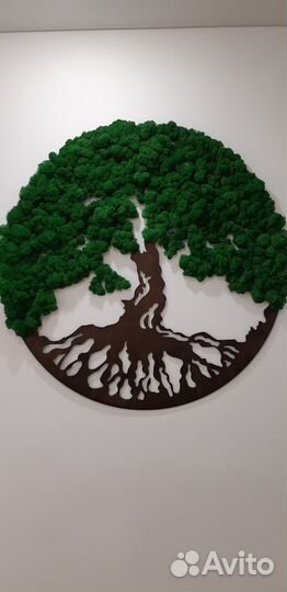 Стабилизированный мох картина