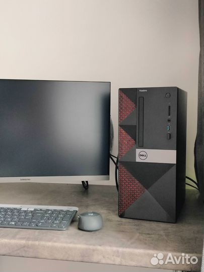 Фирменный компьютер Dell i5 ssd256/2tb монитор 24