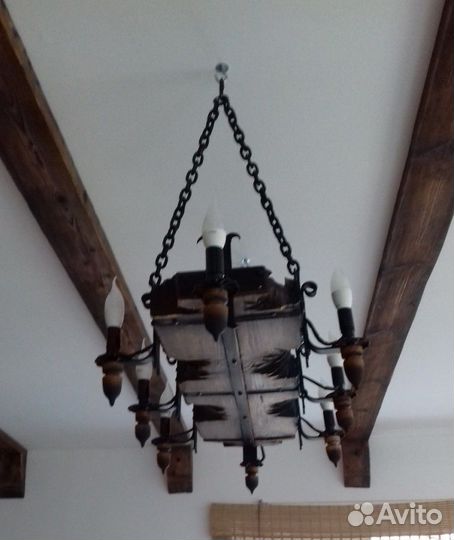 Кованая люстра