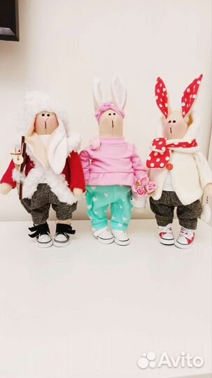 Игрушки ручной работы, оформление интерьера