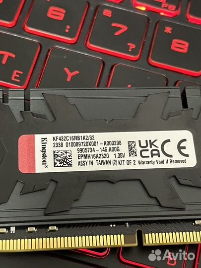 Оперативная память ddr4 2 по 16 гб