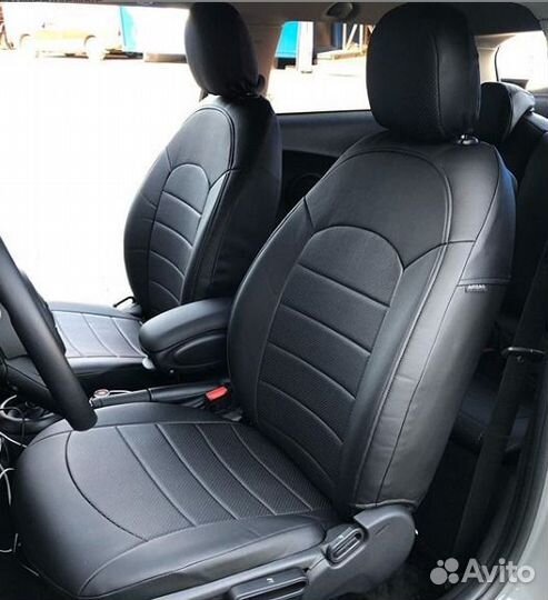 Авточехлы экокожа на Mini Cooper S от Автопилот