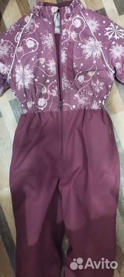Зимний комбинезон для девочки huppa