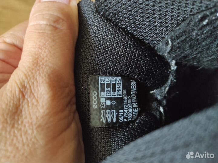 Ботинки ecco демисезон, еврозима р30