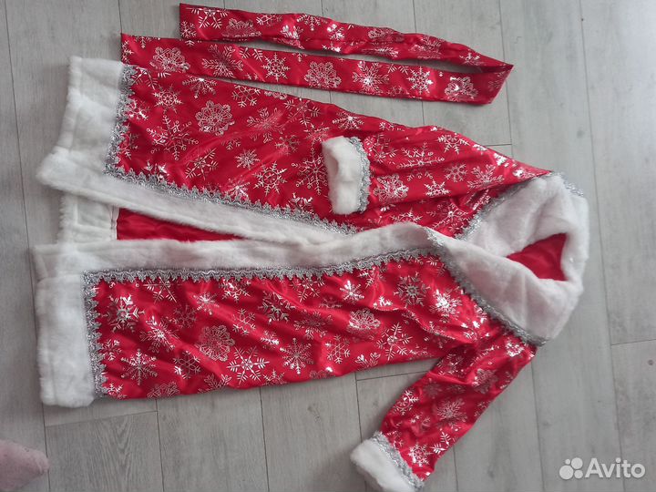 Карнавальный костюм для мальчика 134 Дед Мороз