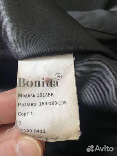 Полушубок шуба Bonitta натуральный мутон женская