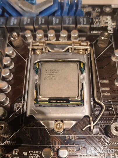 Asus P7P55D+xeon X3470+DDR3 8GB 1600mhz+Кулер