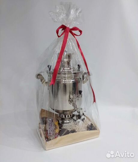 Новый тульский самовар дровах для подарка Оригинал