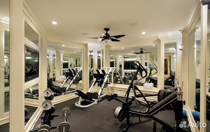 Прямоугольное зеркало с фацетом