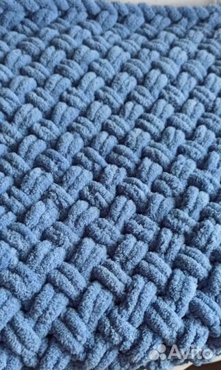 Плед детский вязаный ручная работа